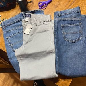 Lot of 3 children’s place boys size 10 pants. NWT